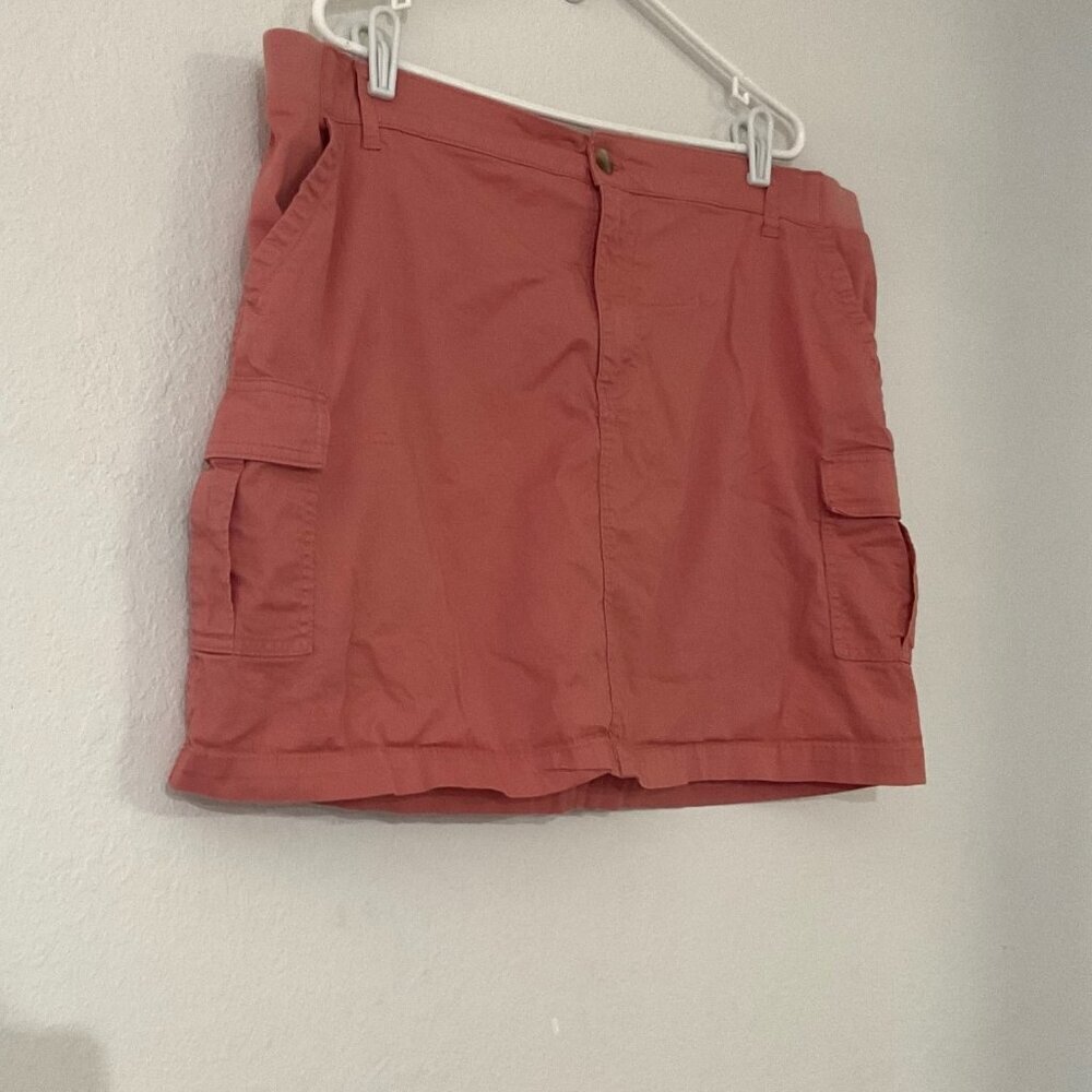 LEE CARGO SKORTS COMFORT WAIST ACTIVEWEAR CASUAL GOLF TENNIS PLUS 22M